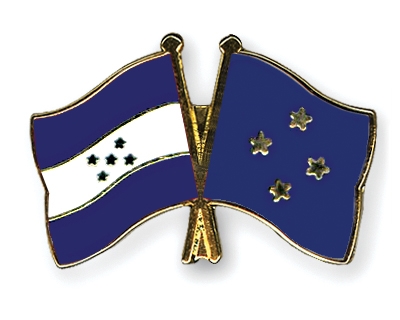 Fahnen Pins Honduras Mikronesien