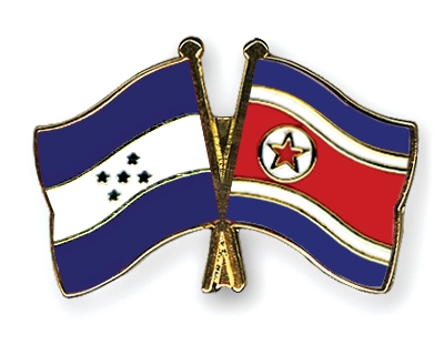 Fahnen Pins Honduras Nordkorea