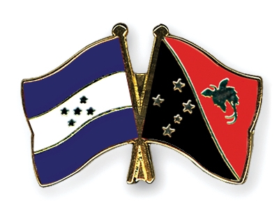 Fahnen Pins Honduras Papua-Neuguinea