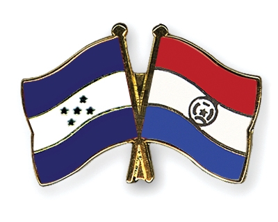 Fahnen Pins Honduras Paraguay