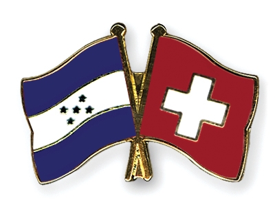 Fahnen Pins Honduras Schweiz