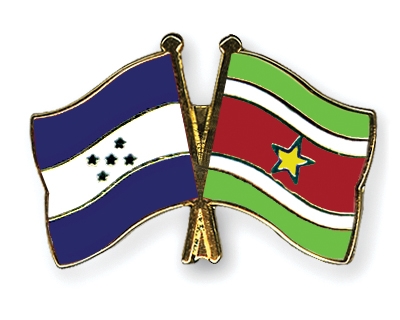 Fahnen Pins Honduras Surinam