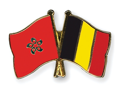 Fahnen Pins Hong-Kong Belgien