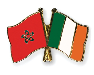 Fahnen Pins Hong-Kong Irland