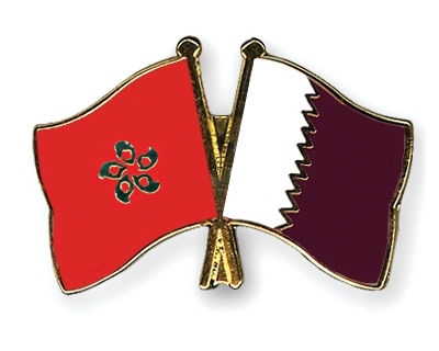 Fahnen Pins Hong-Kong Katar