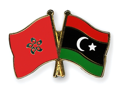 Fahnen Pins Hong-Kong Libyen