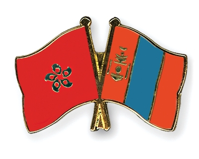 Fahnen Pins Hong-Kong Mongolei