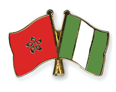 Fahnen Pins Hong-Kong Nigeria