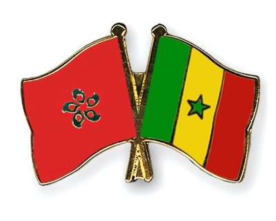 Fahnen Pins Hong-Kong Senegal