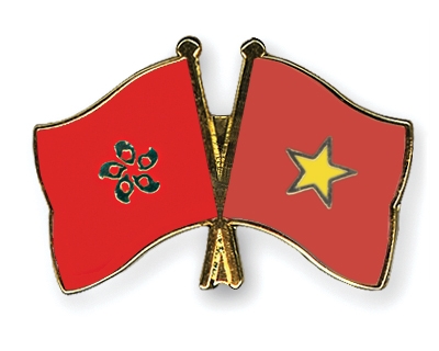 Fahnen Pins Hong-Kong Vietnam