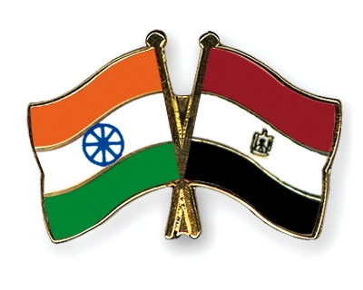 Fahnen Pins Indien gypten