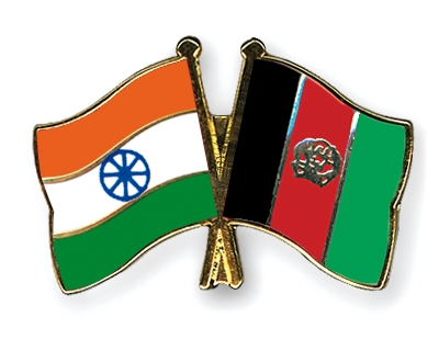 Fahnen Pins Indien Afghanistan