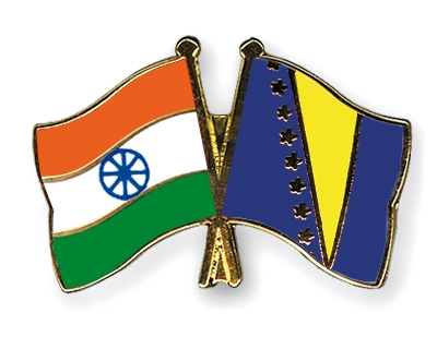 Fahnen Pins Indien Bosnien-und-Herzegowina
