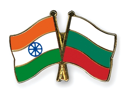 Fahnen Pins Indien Bulgarien