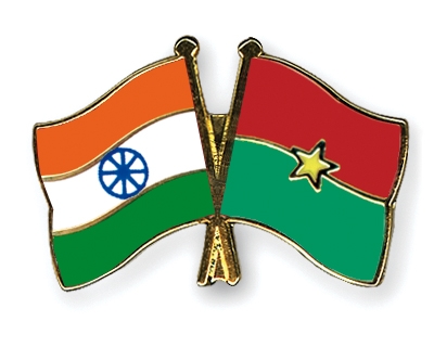 Fahnen Pins Indien Burkina-Faso