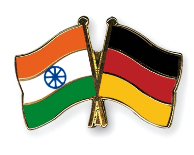 Fahnen Pins Indien Deutschland