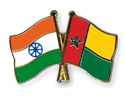 Fahnen Pins Indien Guinea-Bissau