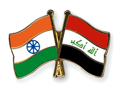 Fahnen Pins Indien Irak