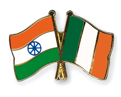 Fahnen Pins Indien Irland