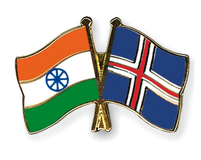 Fahnen Pins Indien Island