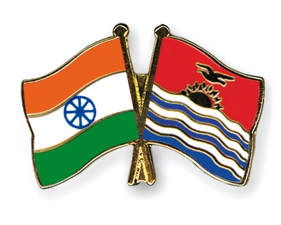 Fahnen Pins Indien Kiribati