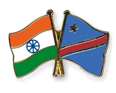 Fahnen Pins Indien Kongo-Demokratische-Republik