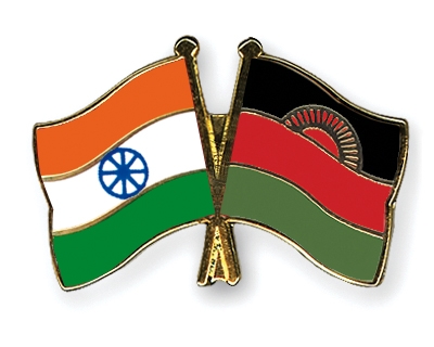 Fahnen Pins Indien Malawi