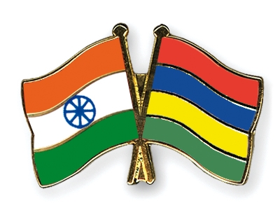 Fahnen Pins Indien Mauritius