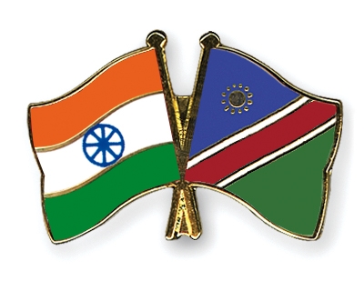 Fahnen Pins Indien Namibia