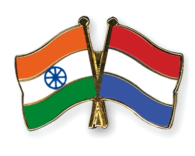 Fahnen Pins Indien Niederlande