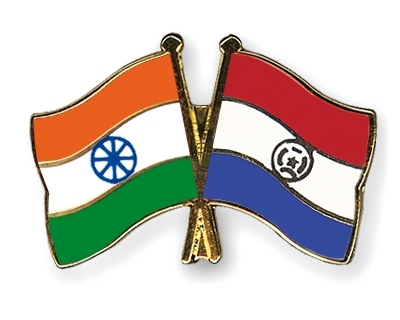 Fahnen Pins Indien Paraguay