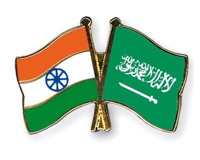 Fahnen Pins Indien Saudi-Arabien