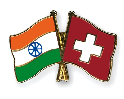 Fahnen Pins Indien Schweiz