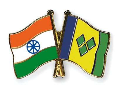 Fahnen Pins Indien St-Vincent-und-die-Grenadinen
