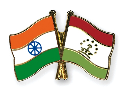 Fahnen Pins Indien Tadschikistan