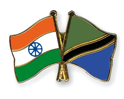 Fahnen Pins Indien Tansania