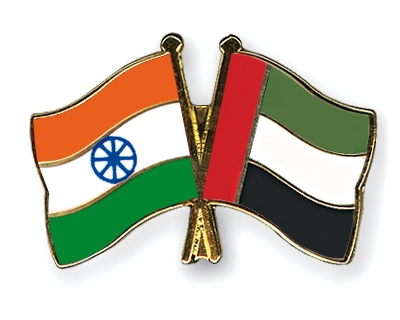 Fahnen Pins Indien Ver-Arab-Emirate