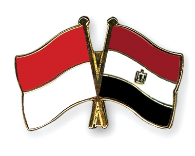 Fahnen Pins Indonesien gypten
