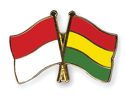 Fahnen Pins Indonesien Bolivien