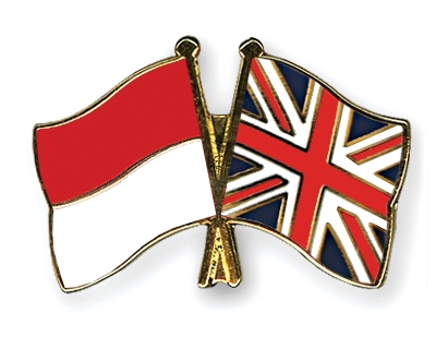 Fahnen Pins Indonesien Grossbritannien