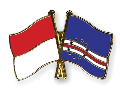Fahnen Pins Indonesien Kap-Verde