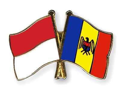 Fahnen Pins Indonesien Moldau