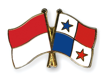 Fahnen Pins Indonesien Panama