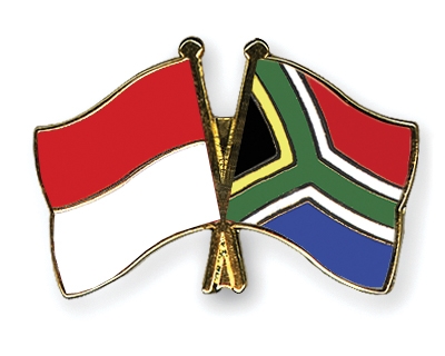 Fahnen Pins Indonesien Sdafrika