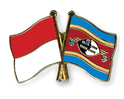 Fahnen Pins Indonesien Swasiland