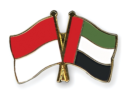 Fahnen Pins Indonesien Ver-Arab-Emirate