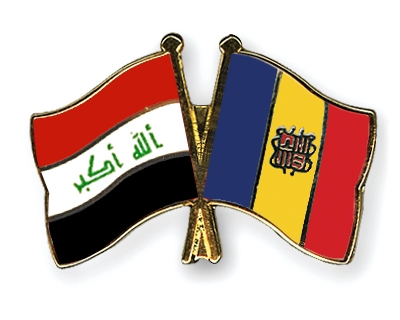 Fahnen Pins Irak Andorra