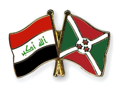 Fahnen Pins Irak Burundi