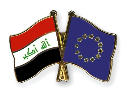 Fahnen Pins Irak Europa