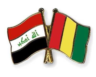 Fahnen Pins Irak Guinea